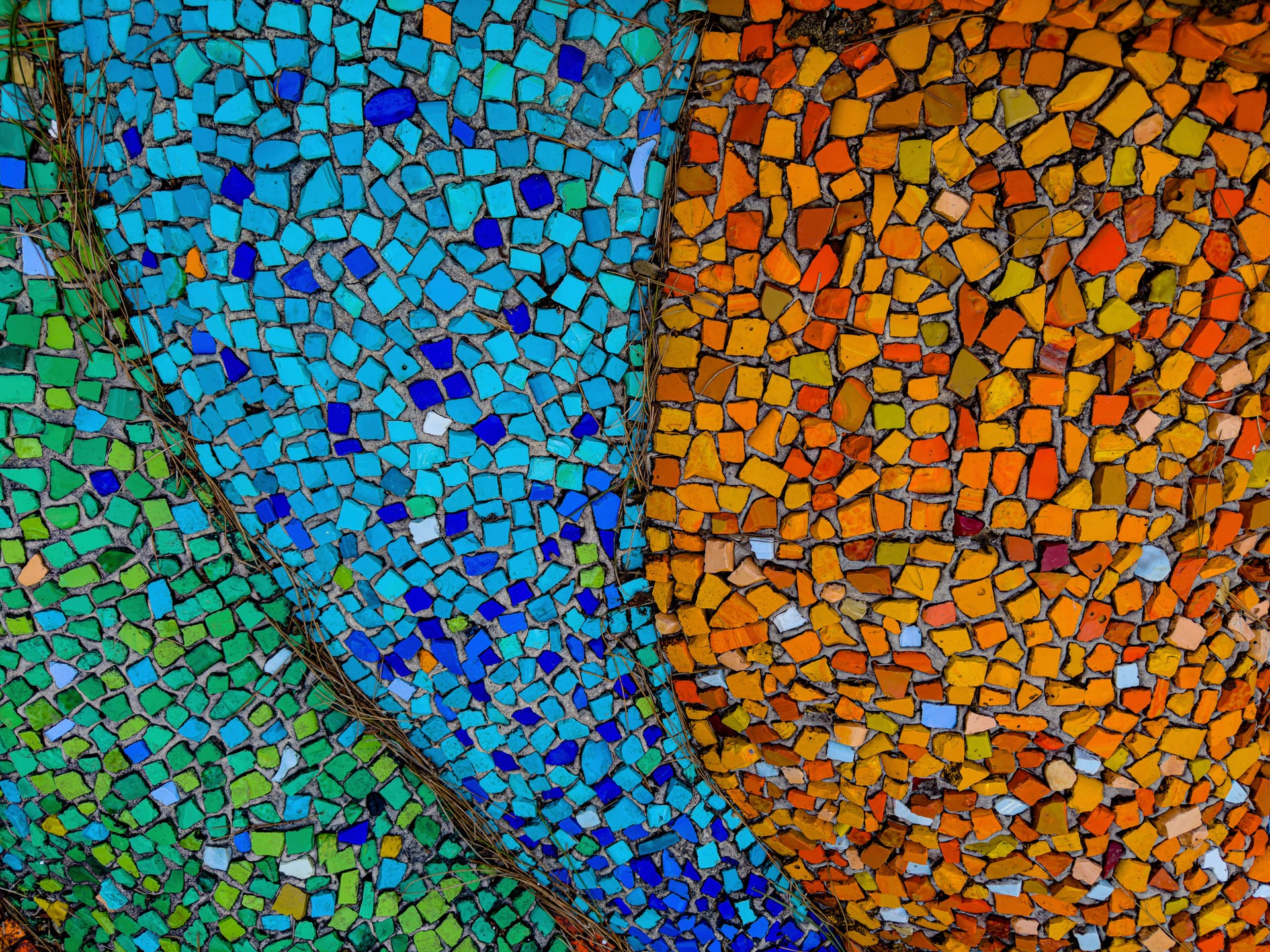 Colorful Glass Mosaic - Decorative Surface